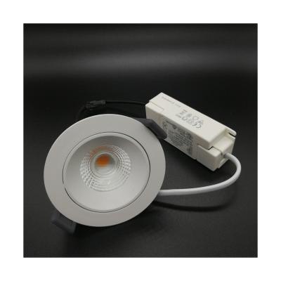 China Cob Recessed Tri Panel Dimmable Adjustable Led Downlight DL-R3003.05 for sale