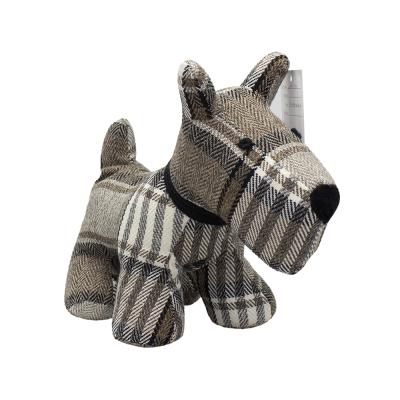 China Modern Animal Dog Door Stopper Fabric Door Stopper Stuffed Sand Door Stopper for sale