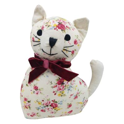 China Modern Hot Selling Cute Cat Fabric Weighted Door Stops With Factory Price for sale