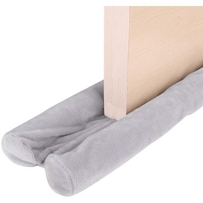 China Modern Durable Twin Draft Stopper With Adjustable Fabric Seal Door Stopper for sale