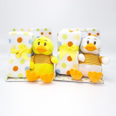 China Children's Toy Gift Cute Duck Plush Toy Hugs Baby For Promotion Gift Baby Newborn Gift For European Market for sale