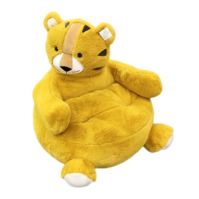 China New Design Eco - Friendly Material Soft Cartoon Tiger Animal Cushions For Baby for sale