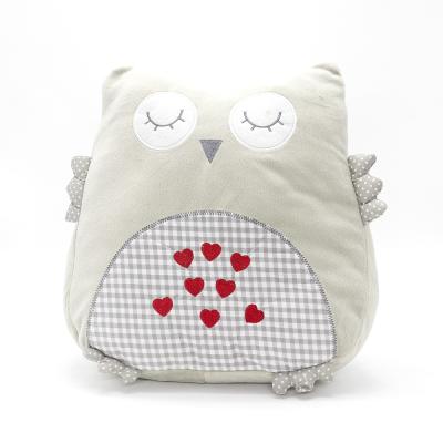 China Eco - Friendly Material Custom Cartoon Owl Cushions Pillow Sofa Cushions for sale