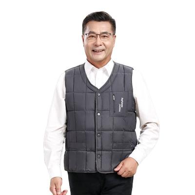 China Cheap OEM Winter Anorak Windproof Tracksuit Quilted Down Sleeveless Padded Stripper Vest Plus Size Men for sale