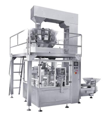 China YFG8-200 Beverage Customized Pet Food Bag Filling And Rotary Packing Machine for sale