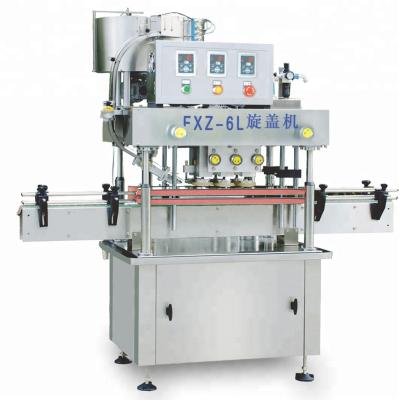 China FXZ-6L Beverage Automatic Linear Screw Capping Machine for sale