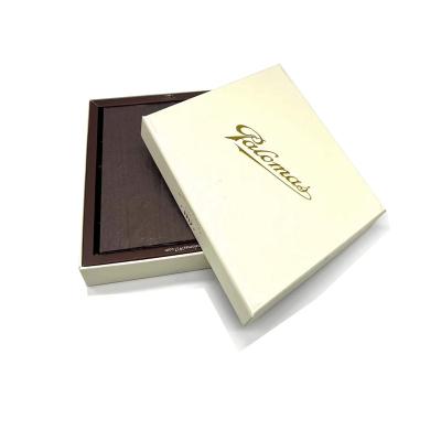 China Free Samples Materials Free Samples Recycled Cardboard Rectangle White Gift Box Packaging Lid And Bottom Rigid Packaging Box Chocolate Truffle Boxes Set for sale