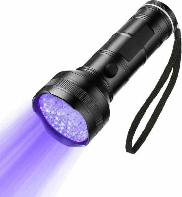 China 2021 Industrial UV Lamps Flashlight Blacklight Urine Detector Mini Ultraviolet Led 51 Led UV Flashlight 395nm for sale