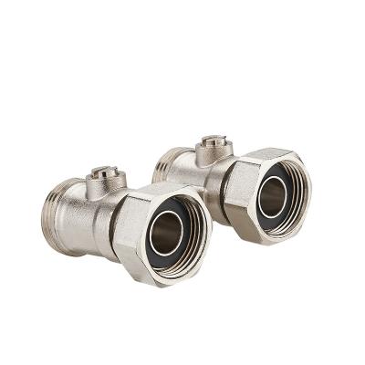 China General Byelearn H Straight Brass Radiator Valve Body Ball Valve For Heating Industry for sale