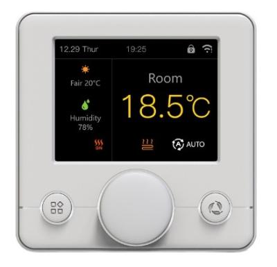 China Modern Digital Humidity Home Heater Smart Tuya Thermostat Thermostat Temperature Controller for Italian English-Russian Market for sale