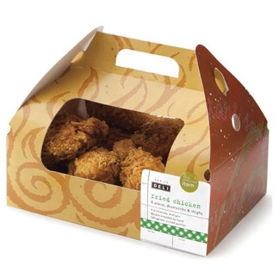 China Disposable Custom Printed Take Away Fried Chicken Packaging Boxes For Quick Grocery for sale