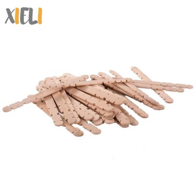 China Sustainable Natural Wood Popsicle Stick Swatooth Wooden Craft Sticks for DIY Craft Creative Designs or Kids for sale