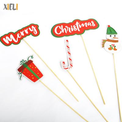 China Photo Decoration Holiday Photo Booth Selfie Props Photography Props Xmas Party Xmas Photo Booth Props for sale