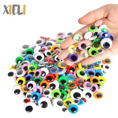 China DIY TOY Creativity Street Peel And Assorted Stick Bustle Eyes For DIY Craft for sale