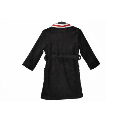 China Men's Coral Fleece Warm Bathrobe Stripes Long Robe QUICK DRY QUICK DRY Long With Customized Brand Logo for sale