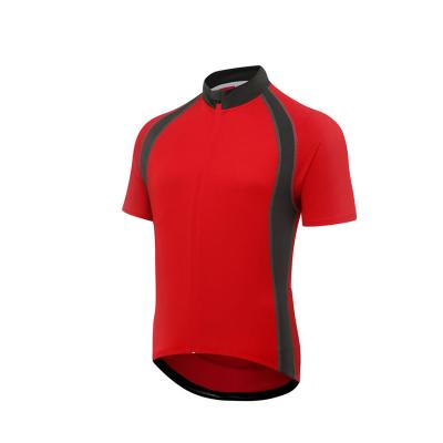 China Breathable Breathable Mens Cycling Tank Tops Basic Short Sleeves Bike Bicycle Shirt Zipper Pockets for sale