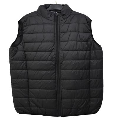 China Custom Logo Nylon Men Vest Jacket Anti-Wrinkle Anti-Wrinkle Winter Lightweight Down Vest for sale