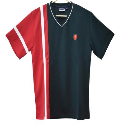 China High Quality School Wear Resistance Children School Uniforms T Shirts for sale