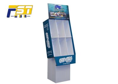 China Multifunctional Cardboard POP Displays , Multilayer L Shape Cardboard Display Shelves for sale