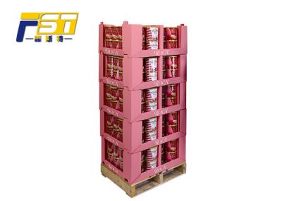 China Cool Design Cardboard Pallet Display Environmental Friendly For Snacks Promotion for sale