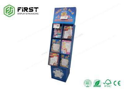 China Good Printing Quality Customized Logo Printing Promotion Cardboard Floor Display Stand For Books for sale