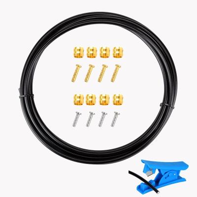 China New PBT MTB Bicycle Brake Cable Nylon Hose 5mm Mountian Bike Hydraulic Disc Oil Tube Hose Hosing BH59/BH90 Oil Needle T Set Head for sale