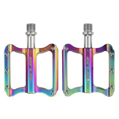 China GUB Bicycle Pedal Sealed Bearing Aluminum Alloy Mountain Road Bike Colorful Ultralight Anti-skid Mountain Bike/Road Bike Pedals MTB Bicycle Accessories for sale