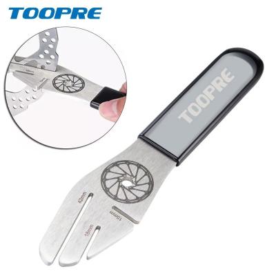 China Soft Round Bicycle Disc Brake Rotor Wrench Repair Tools Setter Stainless Steel MTB Bike Disc Correction Alignment Adjustment Tool for sale