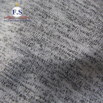 China Light weight + soft handfeel 46/51/3 rayon / poly sweater / Spandex open weave knitted fabric for sweater for sale