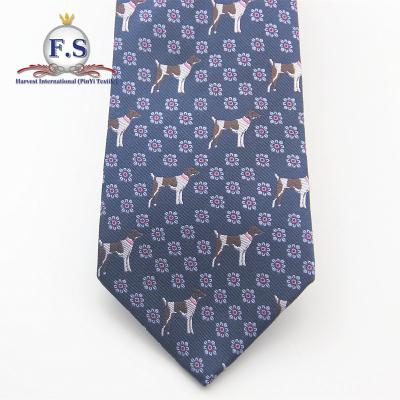 China high end animal pattern silk men's tie PST-020 for sale