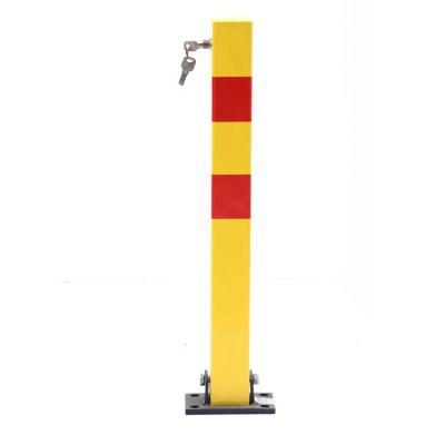 China Steel Customized Square Tube Parking Lot Column Lock Guard for sale