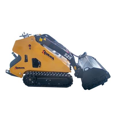 China Original compact joystick control agricultural machinery RM525 mini track skid steer hengtian loader for sale