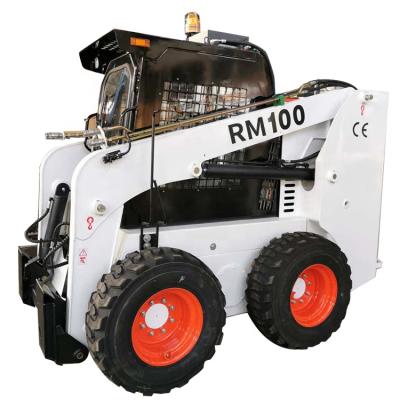 China Luxury Agricultural Machinery RM 100 Trigger GP Encased Seat Assembly Cab Push Cat Skid Steer Loader for sale