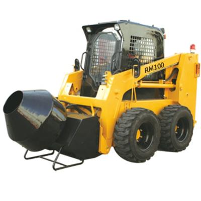 China Optional Agricultural Machinery RM 100 Mower Asphalt Prehest Starting Assist System Chinese Skid Steer Loader for sale