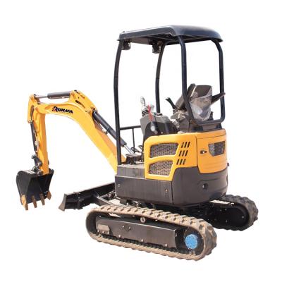 China Medium Machinery Repair Shops 2 Ton 1ton Hunter Sized Backhoe Tractors Crawler Barrow Mini Excavator for sale