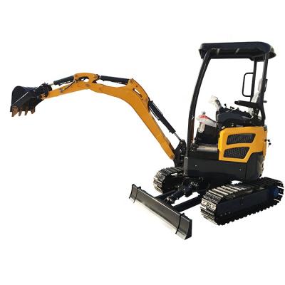 China Machinery repair shops E20 2 ton hydraulic rotation grapple household diesel small house mini excavator for sale