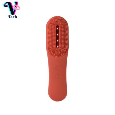 China Smart Facial DEEP CLEANSING Cleansing Device with Silicone Sweep Soft Handheld Silicone Massager Deep Cleansing Facial Cleansing Brush for sale