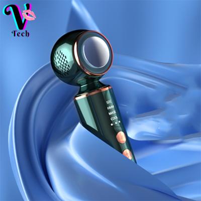 China Pore ​​Remover Skin Tightening Care Beauty Device EMS Ultrasonic Led Face Lift Massager Electric Device for sale