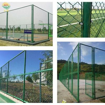 China 6m Height Chain Link Wire Fence For Sports Ground / Tennis Baseball Or Baseball Field for sale