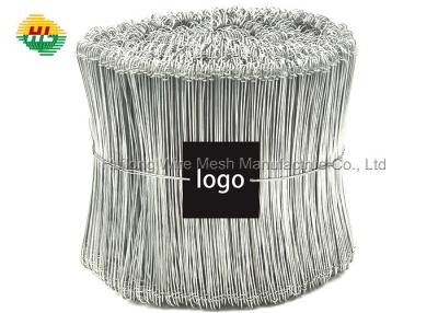 China HUILONG 150mm Double Loop Rebar Tie Wire Galvanized 1000 Pcs / Bundles for sale