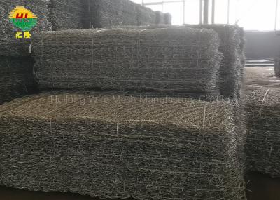 China River Galfan Gabion Mattress 60*80mm Mesh for sale