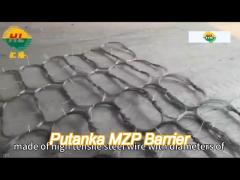 inconspicuous obstacle putanka anti tank steel wire mesh