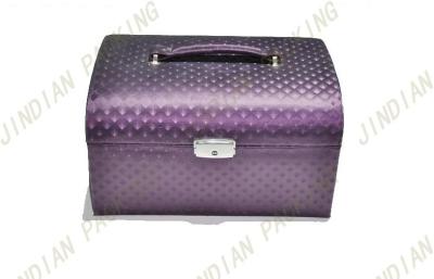 China Antique Pu Leather Jewelry Boxes, 4 Layers Fancy Cardboard Jewelry Storage Box for sale