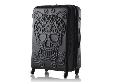 China Durable ABS luggage set with 150D full lining , skeleton printed abs trolley bag for sale