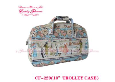 China Colorful small 10 inch lightweight luggage Ladies Trolley Bag Customized for sale