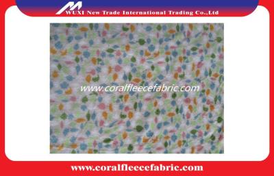 China Portable Woven Coral Fleece Fabric Shop , Anti Pill Fleece Prints Fabric for sale