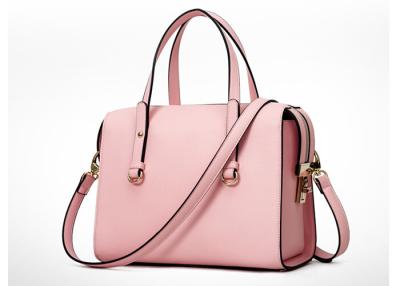 China Bolsos rosados de las señoras de la moda del color, bolso de la PU con el ODM del OEM de la correa del hombro en venta