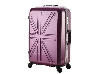 China Hard wearing trolley plastic 4 piece luggage set 20 23 26 29 inch for business and travel for sale