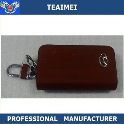 China Forme a Brown la cartera de cuero Zippered auténtica del caso dominante para Hyundai/KIA/BYD en venta