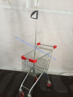 China Hypermarket Metal Kids Shopping Trolley Funny Colorful with Flag for sale